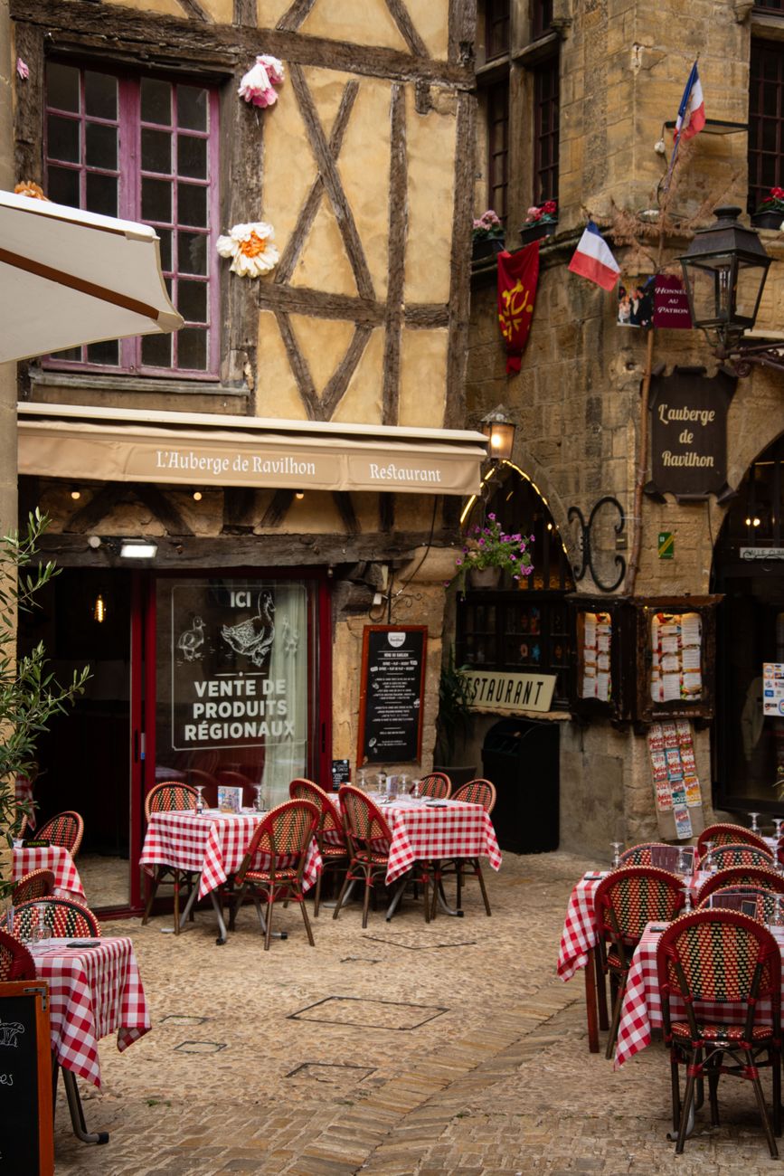 charming french bistro in nouvelle aquitaine