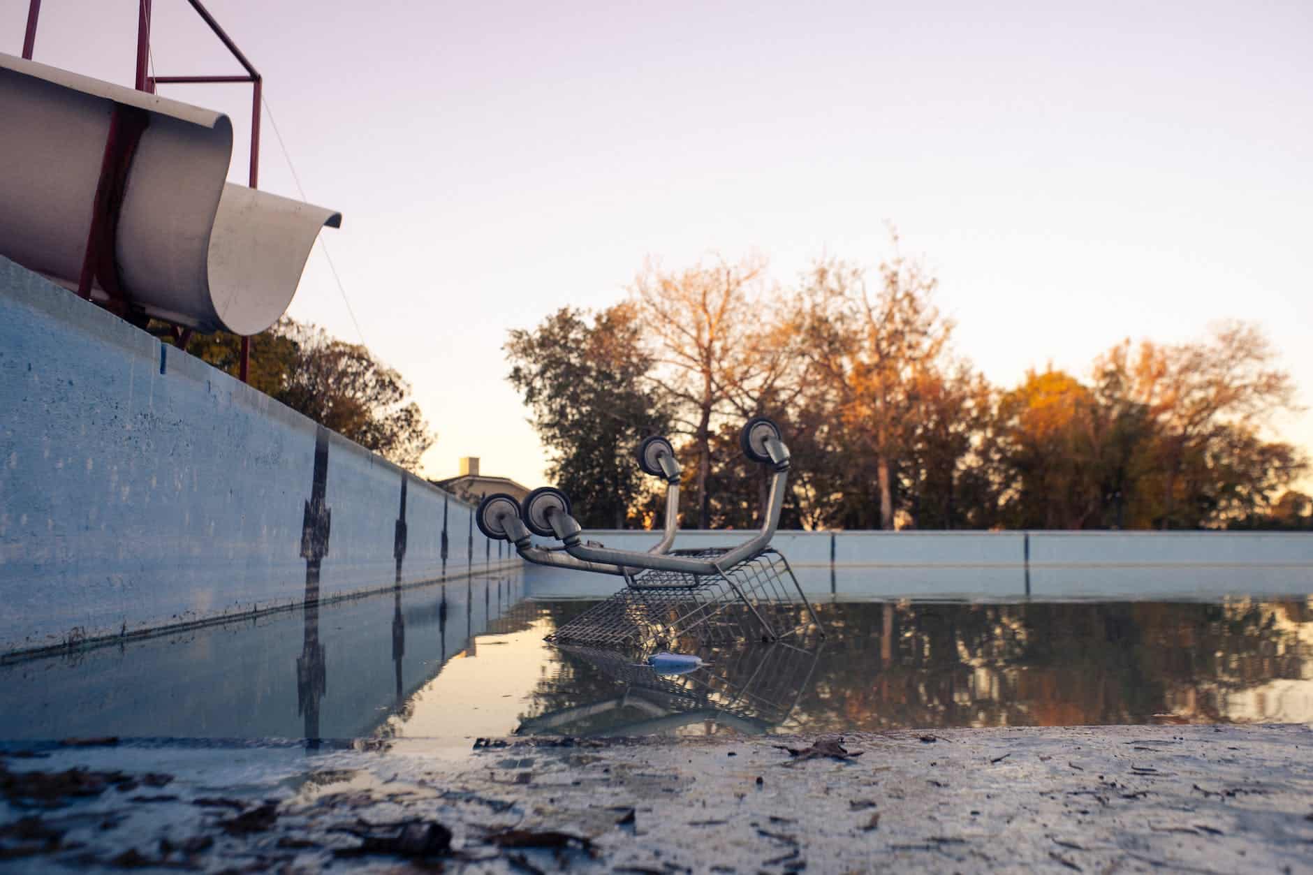 cold snow dawn landscape